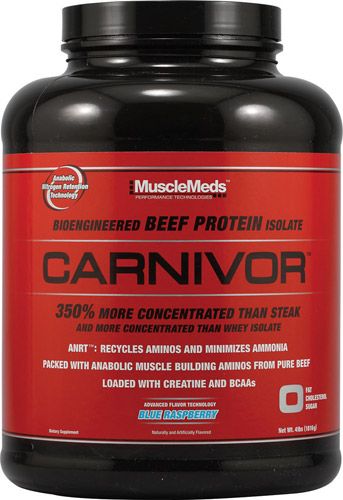 MuscleMeds Carnivor Beef Protein Blue Raspberry 1.8kG